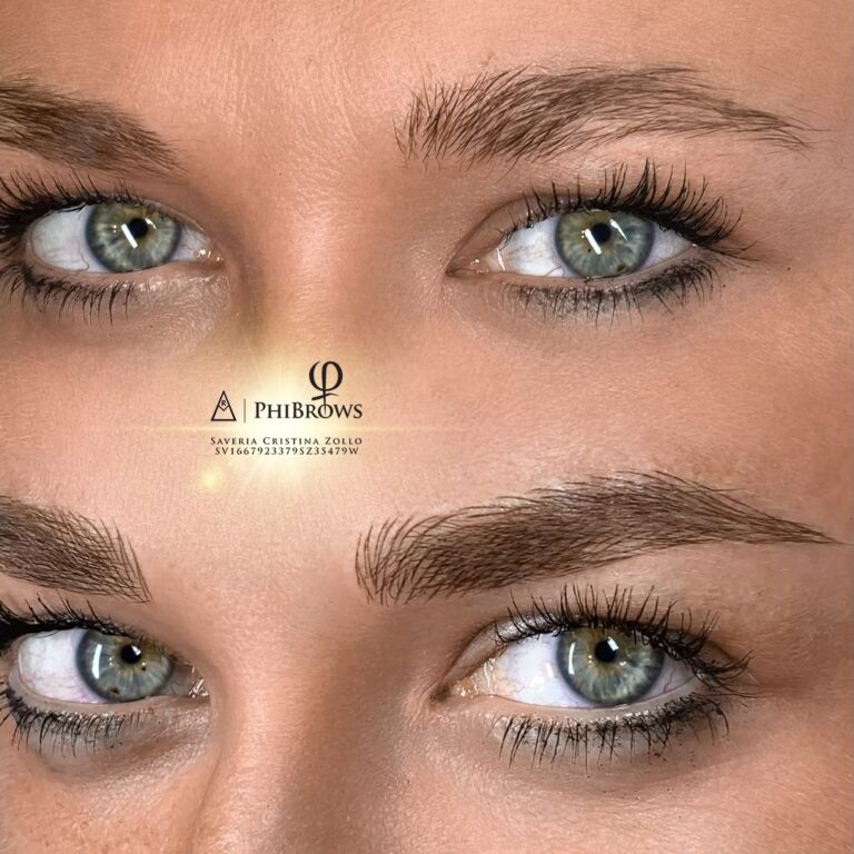 Before and After Microblading - Savy Beauty Studio
