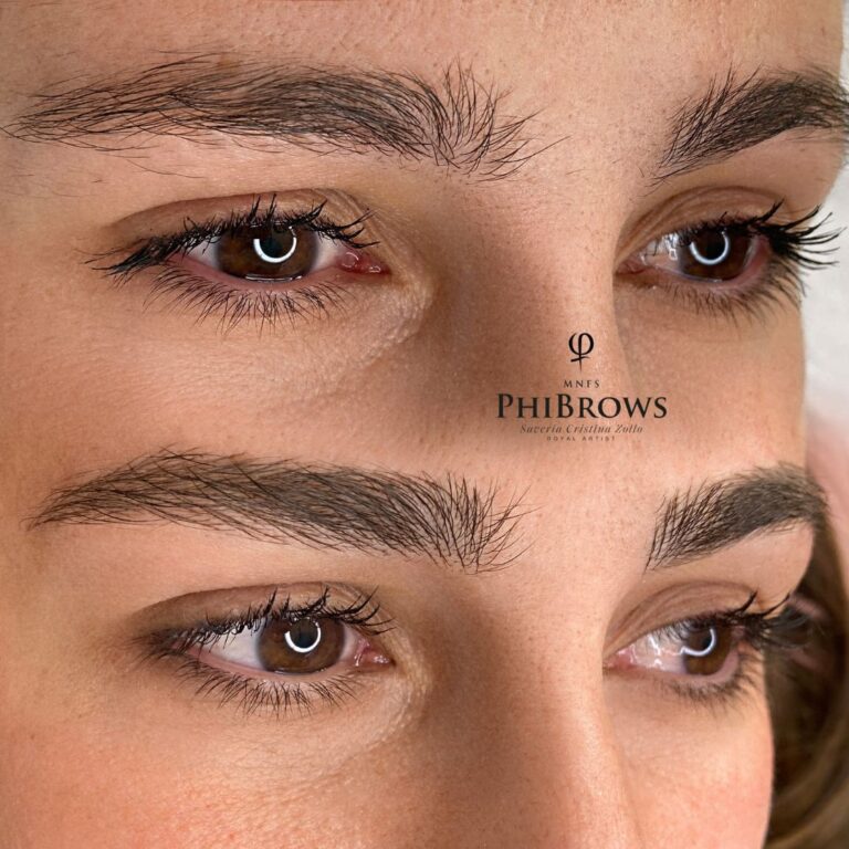 Before and After Microblading - Savy Beauty Studio