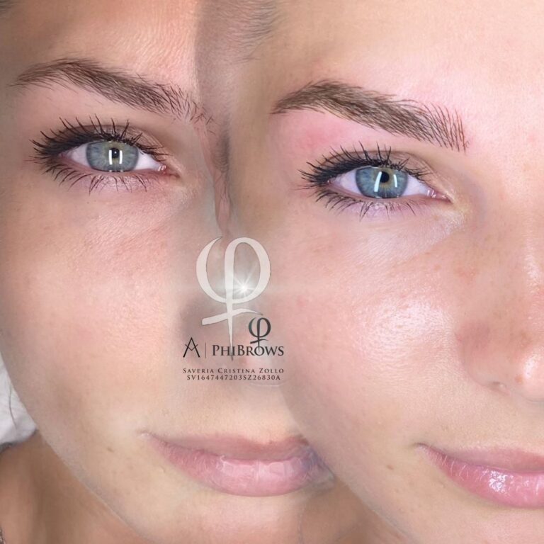 Before and After Microblading - Savy Beauty Studio