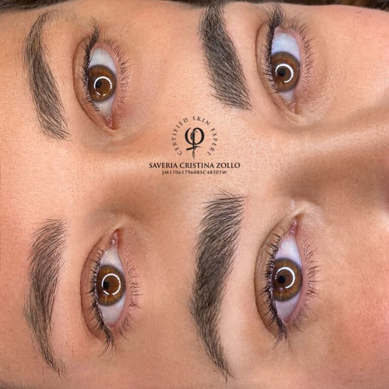 Before and After Microblading - Savy Beauty Studio